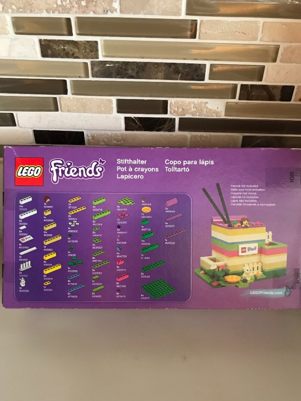 LEGO Friends Pencil Holder 40080 Retired 2013 NIB Sealed - Picture 2 of 5
